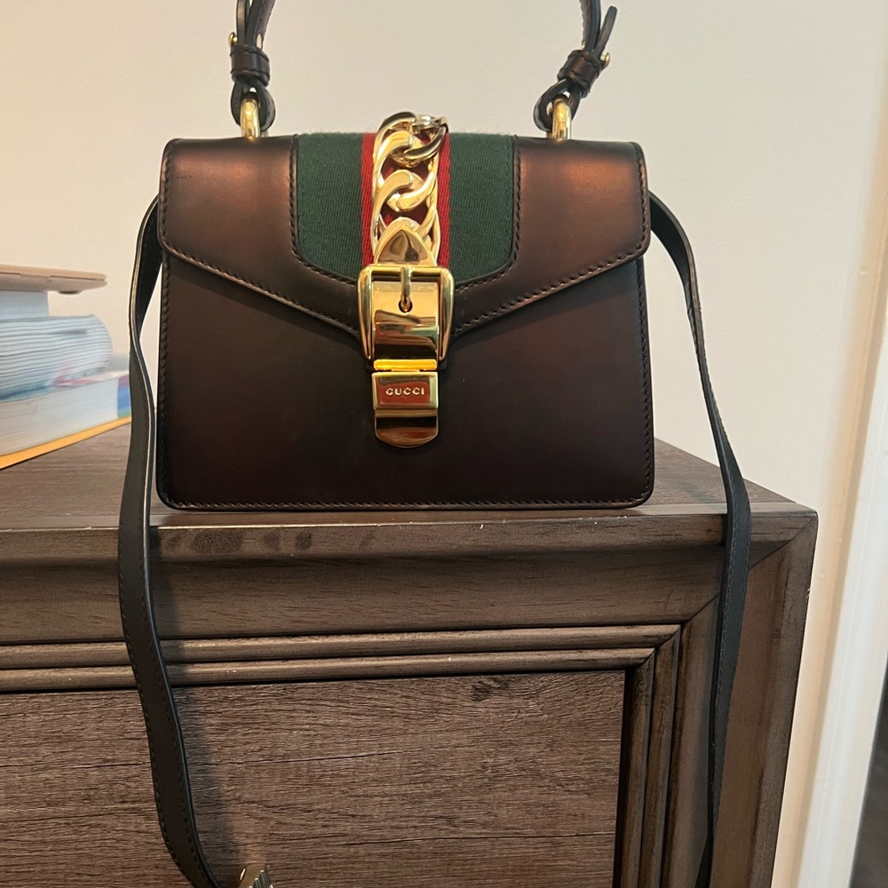 Gucci Metallic Bag 100% Real